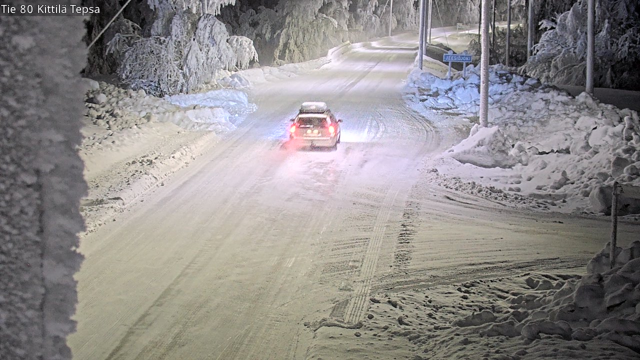 Kelikamerat Kuva Tie 80 Kittilä, Tepsa, Kittilä, Lappi