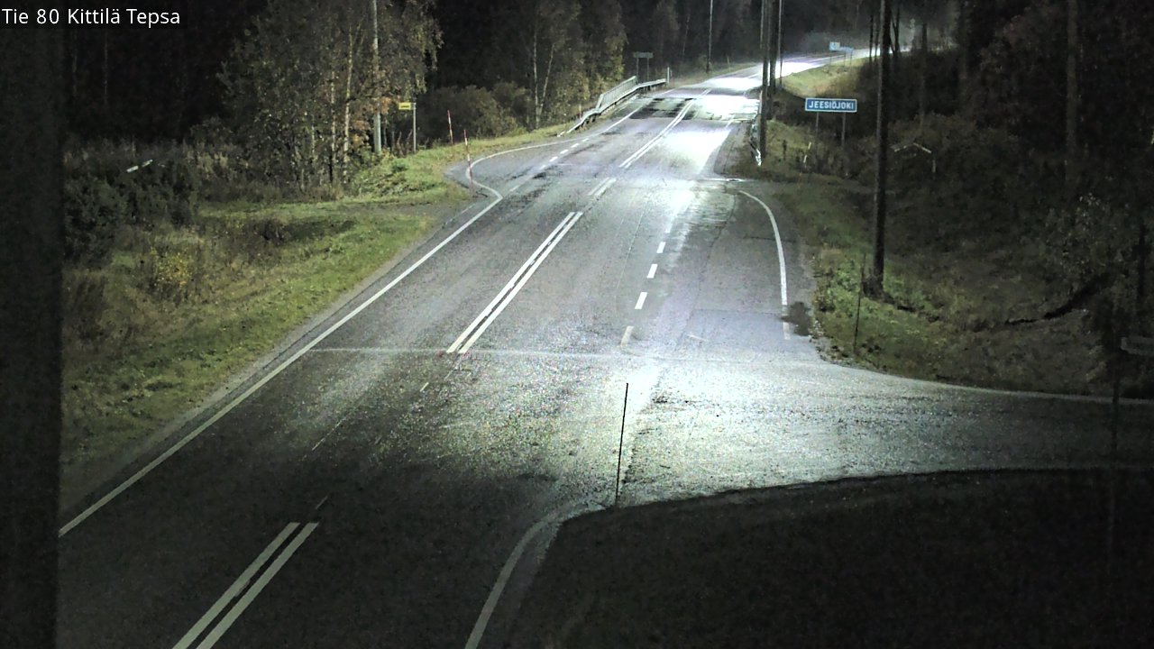 Kelikamerat Kuva Tie 80 Kittilä, Tepsa, Kittilä, Lappi
