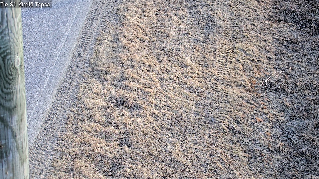 Weather Camera Image Väg 80 Kittilä, Tepsa, Kittilä, Lappi