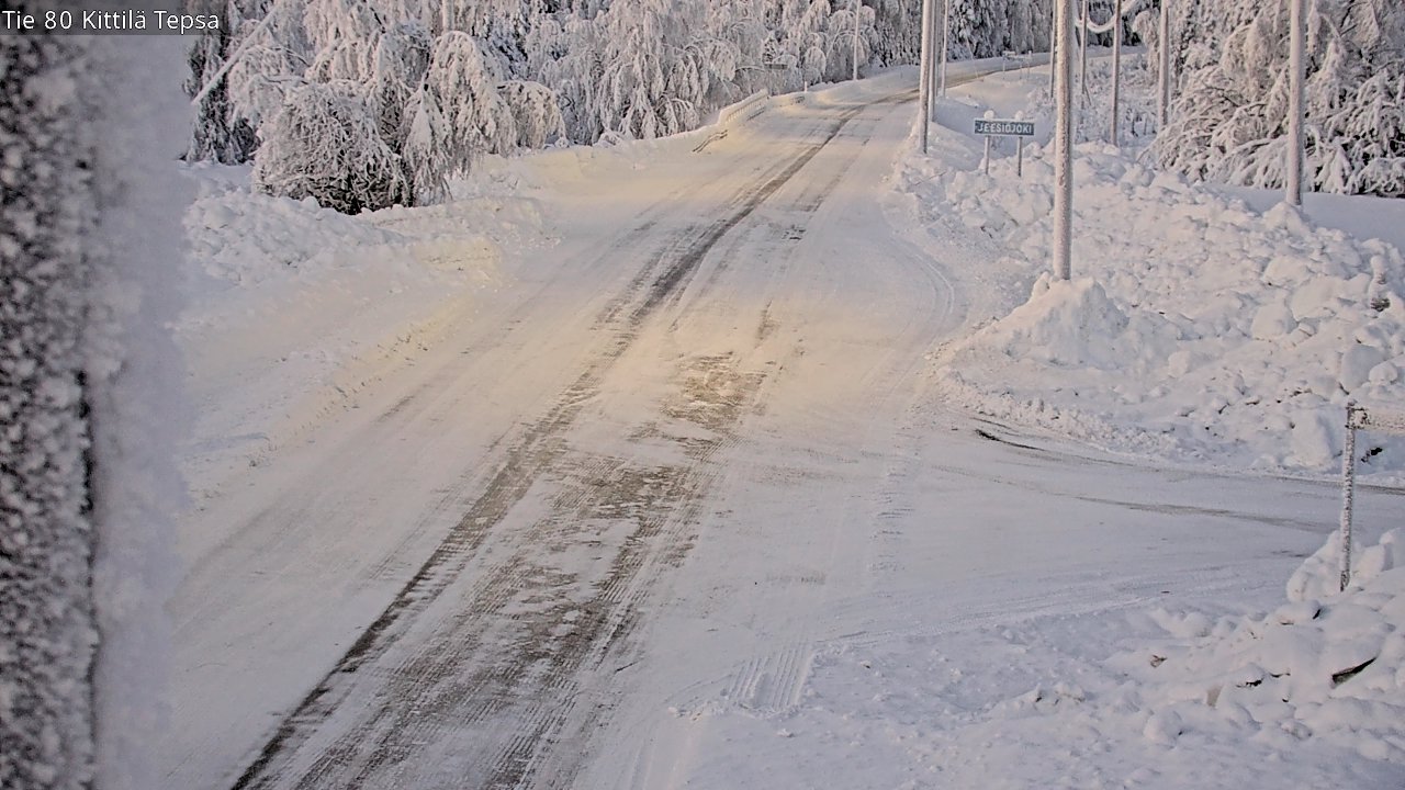 Kelikamerat Kuva Tie 80 Kittilä, Tepsa, Kittilä, Lappi