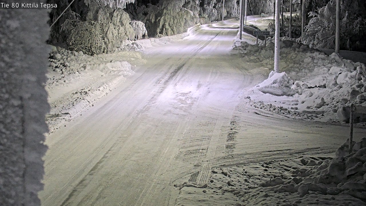 Kelikamerat Kuva Tie 80 Kittilä, Tepsa, Kittilä, Lappi