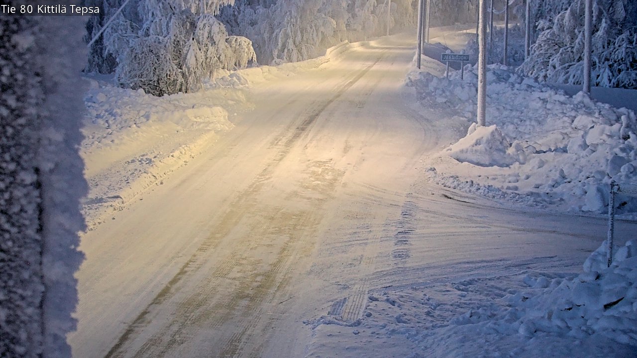 Kelikamerat Kuva Tie 80 Kittilä, Tepsa, Kittilä, Lappi