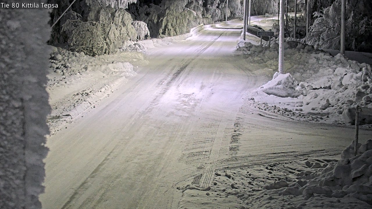 Kelikamerat Kuva Tie 80 Kittilä, Tepsa, Kittilä, Lappi