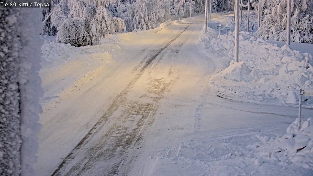 Kelikamerat Kuva Tie 80 Kittilä, Tepsa, Kittilä, Lappi