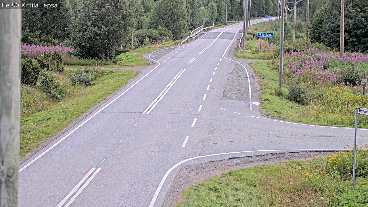 Kelikamerat Kuva Tie 80 Kittilä, Tepsa, Kittilä, Lappi