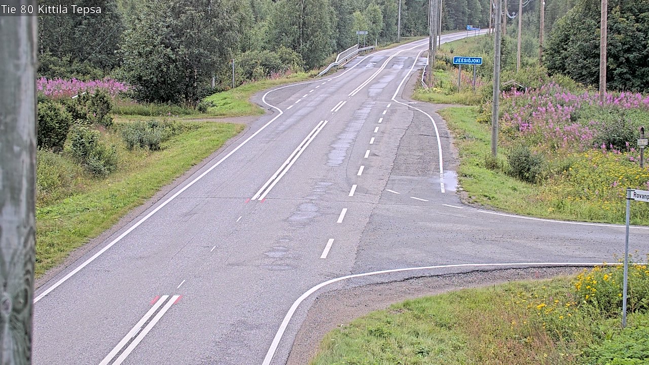 Kelikamerat Kuva Tie 80 Kittilä, Tepsa, Kittilä, Lappi