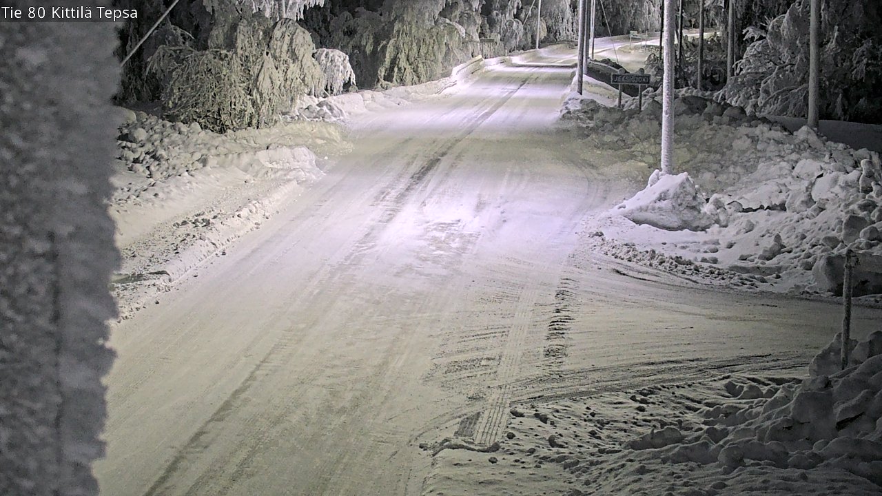 Kelikamerat Kuva Tie 80 Kittilä, Tepsa, Kittilä, Lappi