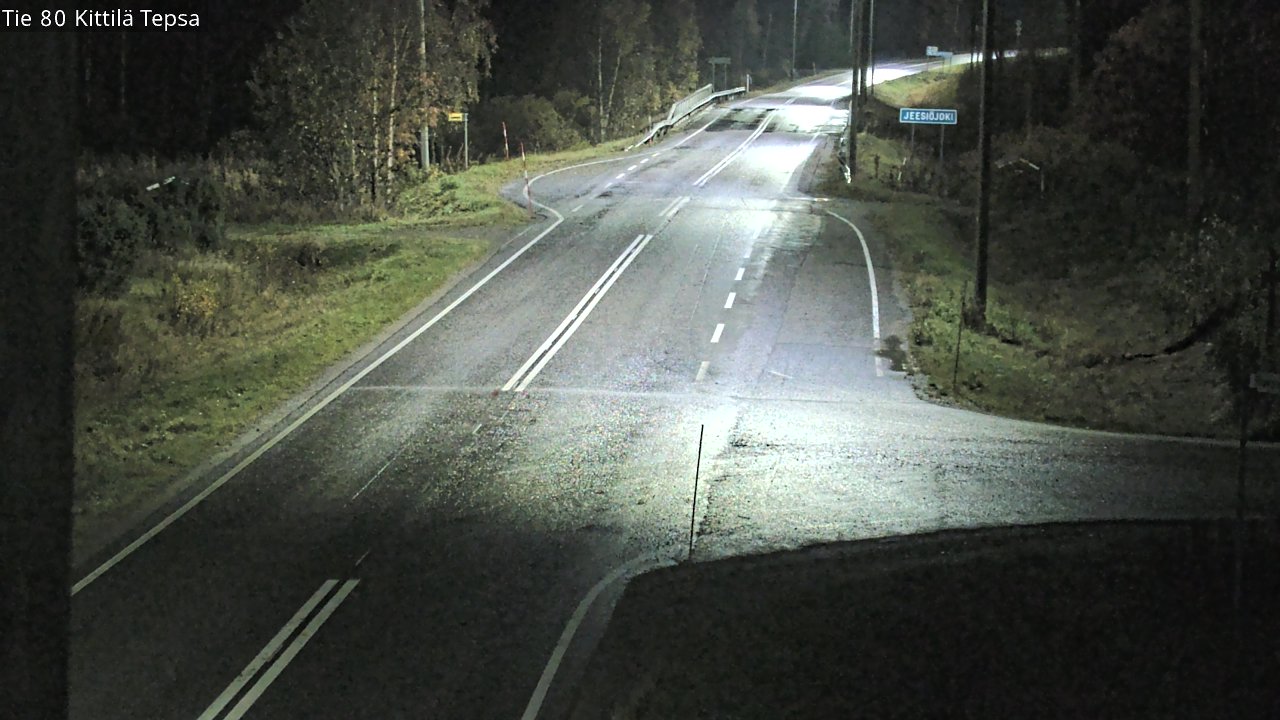 Kelikamerat Kuva Tie 80 Kittilä, Tepsa, Kittilä, Lappi