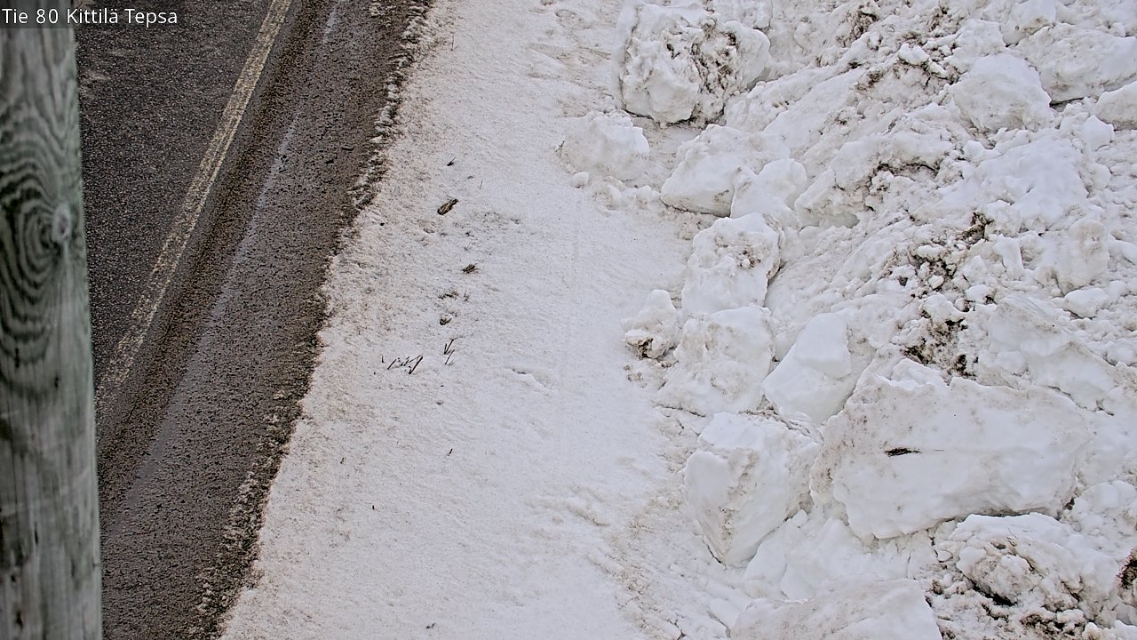 Weather Camera Image Väg 80 Kittilä, Tepsa, Kittilä, Lappi