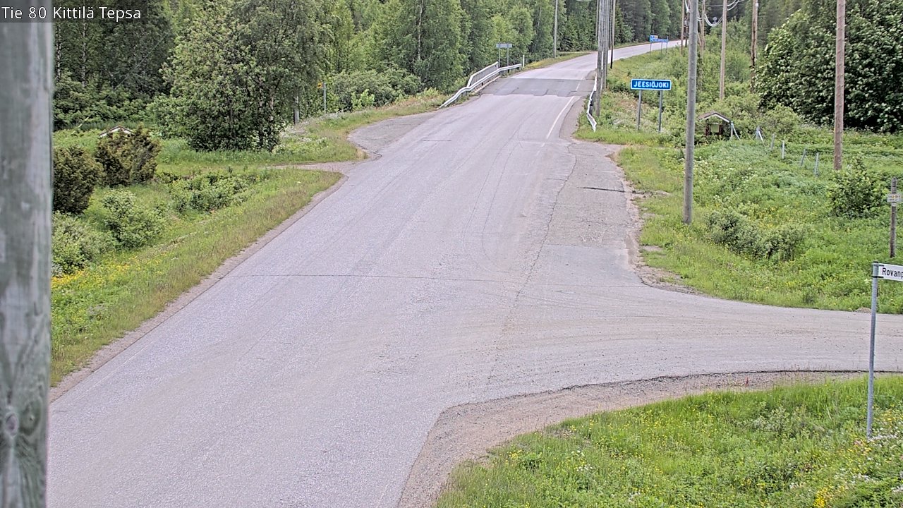 Kelikamerat Kuva Tie 80 Kittilä, Tepsa, Kittilä, Lappi