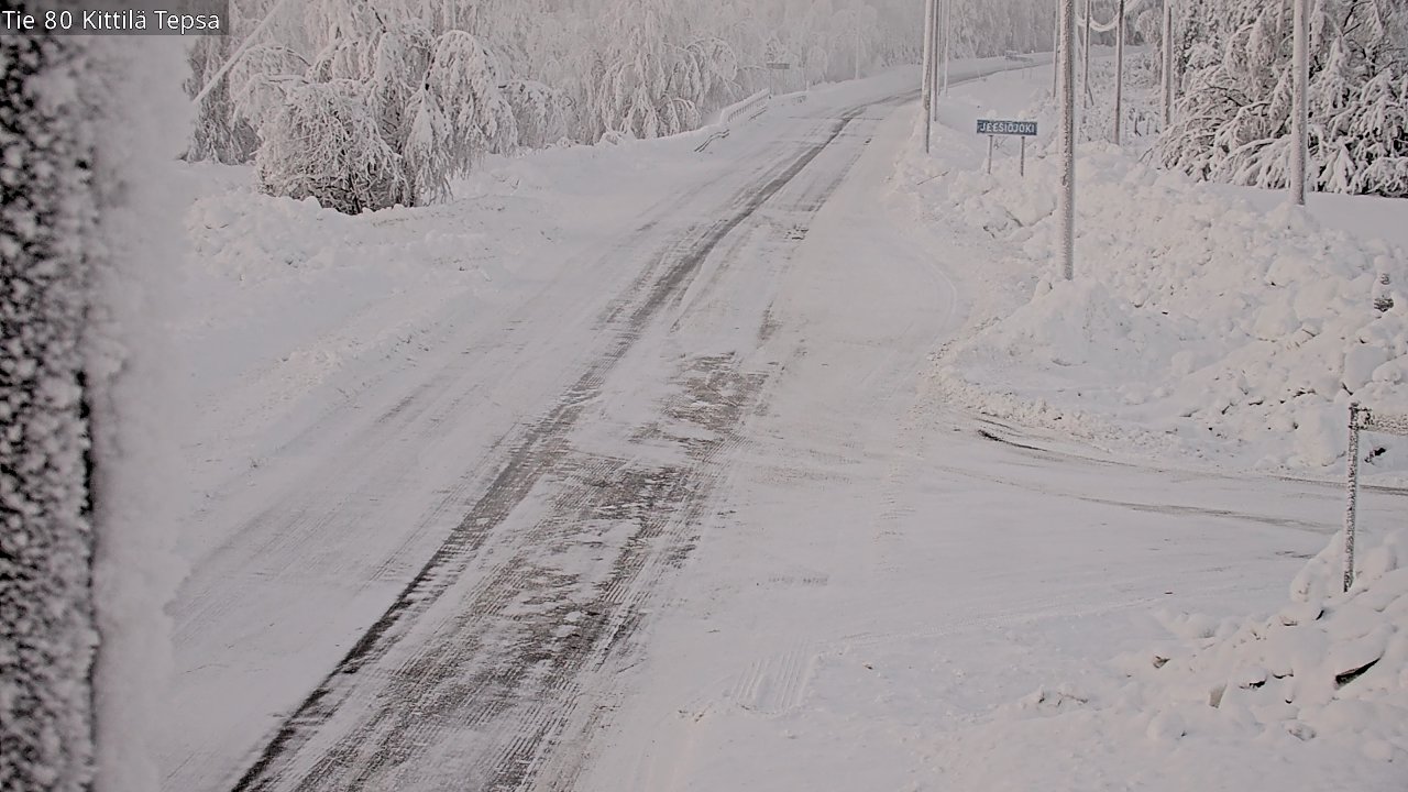 Kelikamerat Kuva Tie 80 Kittilä, Tepsa, Kittilä, Lappi