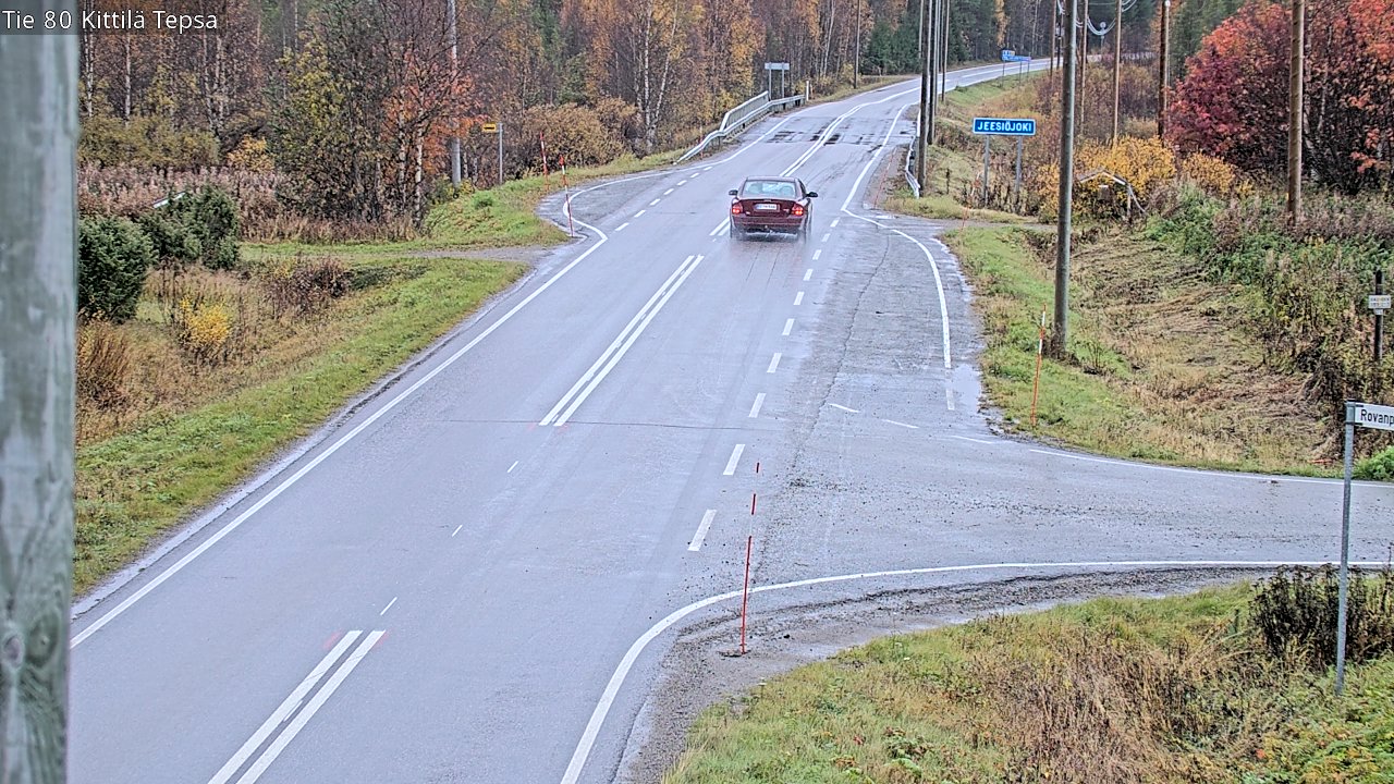 Kelikamerat Kuva Tie 80 Kittilä, Tepsa, Kittilä, Lappi