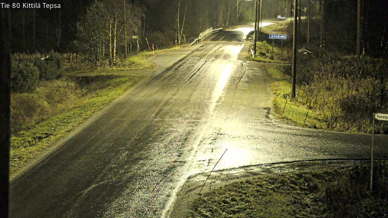 Kelikamerat Kuva Tie 80 Kittilä, Tepsa, Kittilä, Lappi