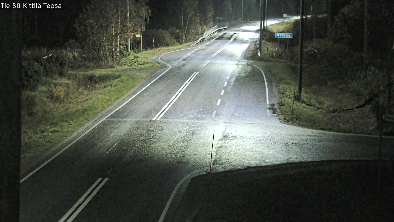 Kelikamerat Kuva Tie 80 Kittilä, Tepsa, Kittilä, Lappi
