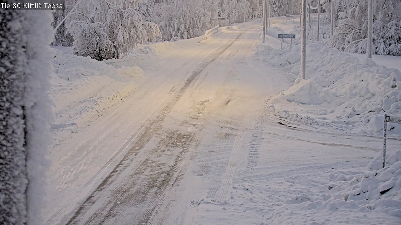 Kelikamerat Kuva Tie 80 Kittilä, Tepsa, Kittilä, Lappi