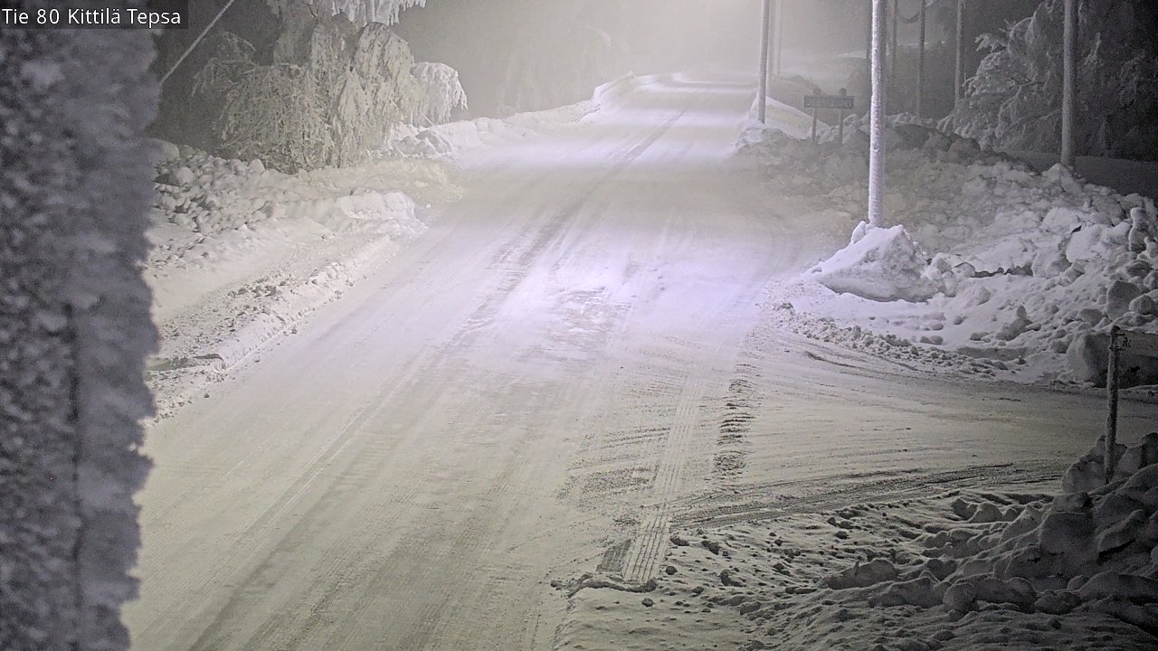 Kelikamerat Kuva Tie 80 Kittilä, Tepsa, Kittilä, Lappi