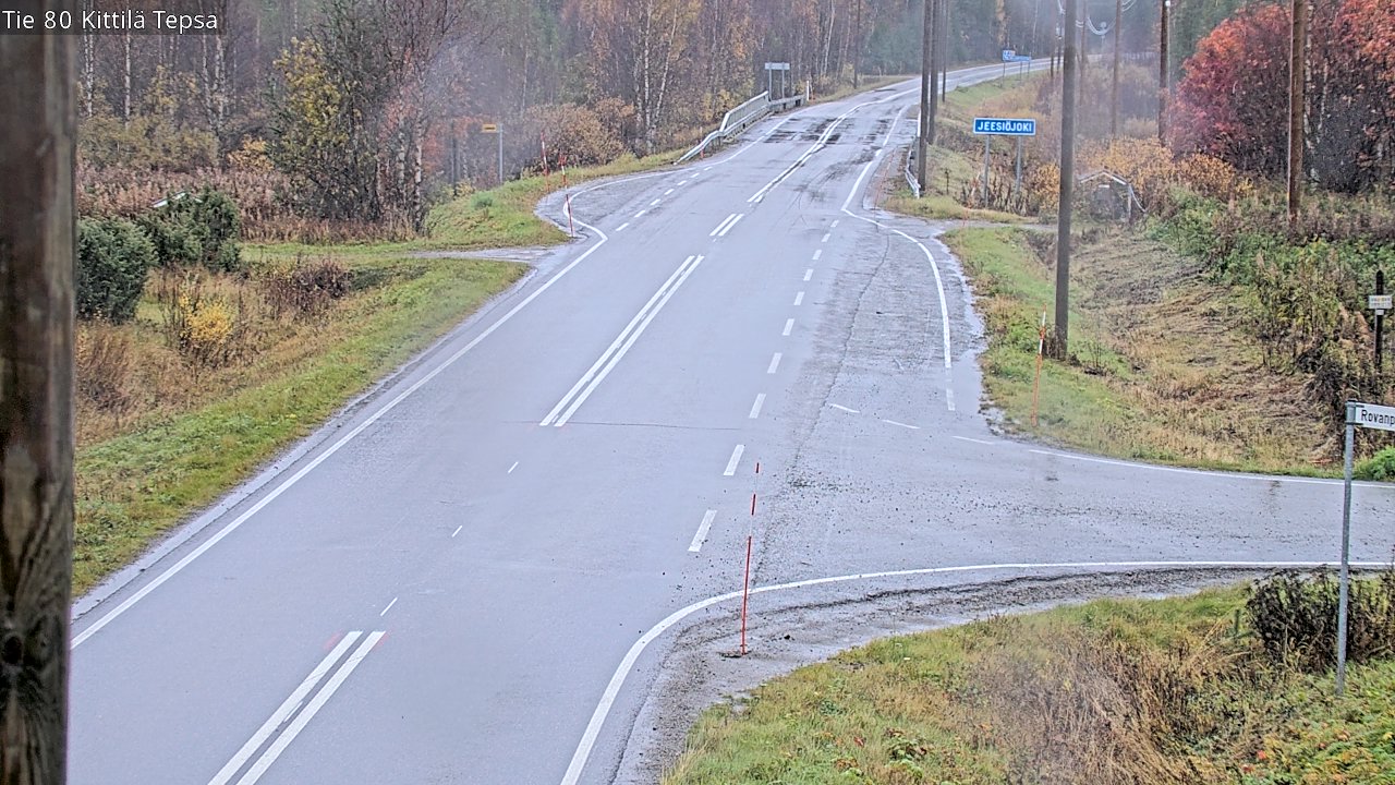 Weather Camera Image Road 80 Kittilä, Tepsa, Kittilä, Lappi