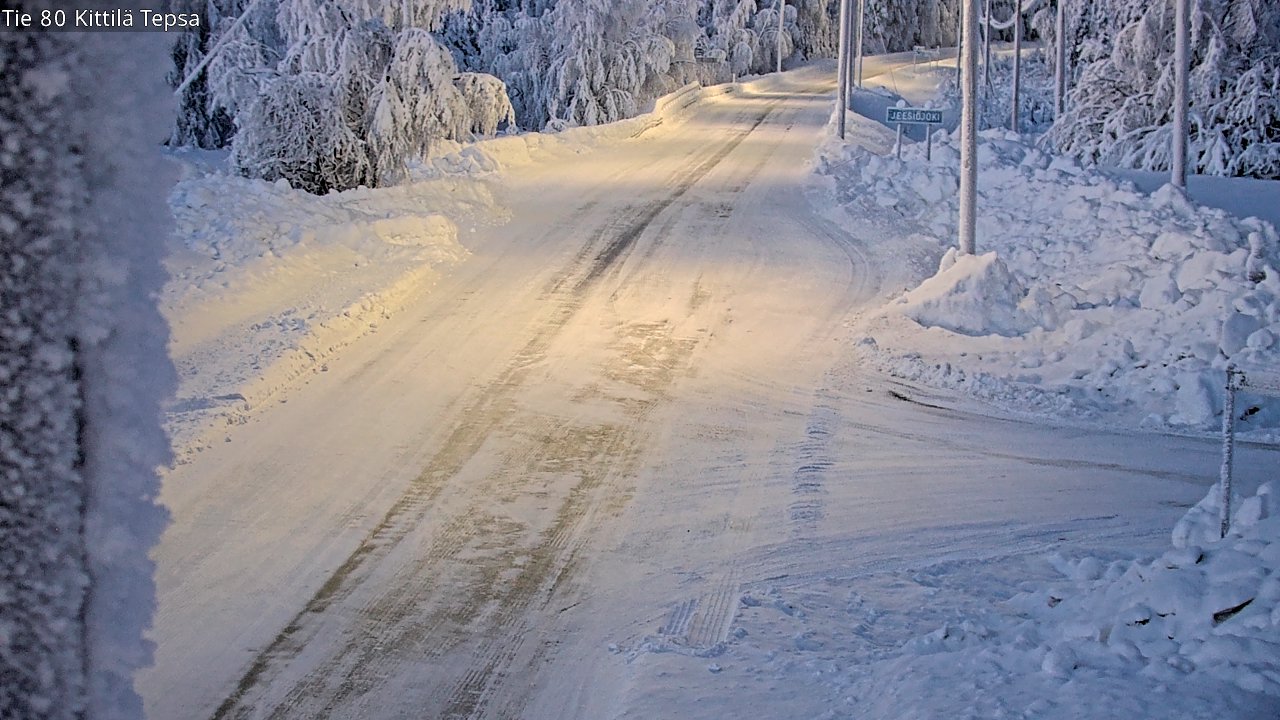 Kelikamerat Kuva Tie 80 Kittilä, Tepsa, Kittilä, Lappi