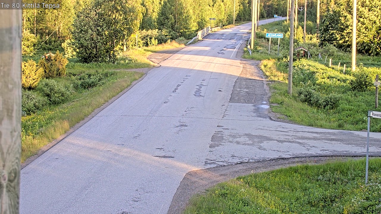 Kelikamerat Kuva Tie 80 Kittilä, Tepsa, Kittilä, Lappi