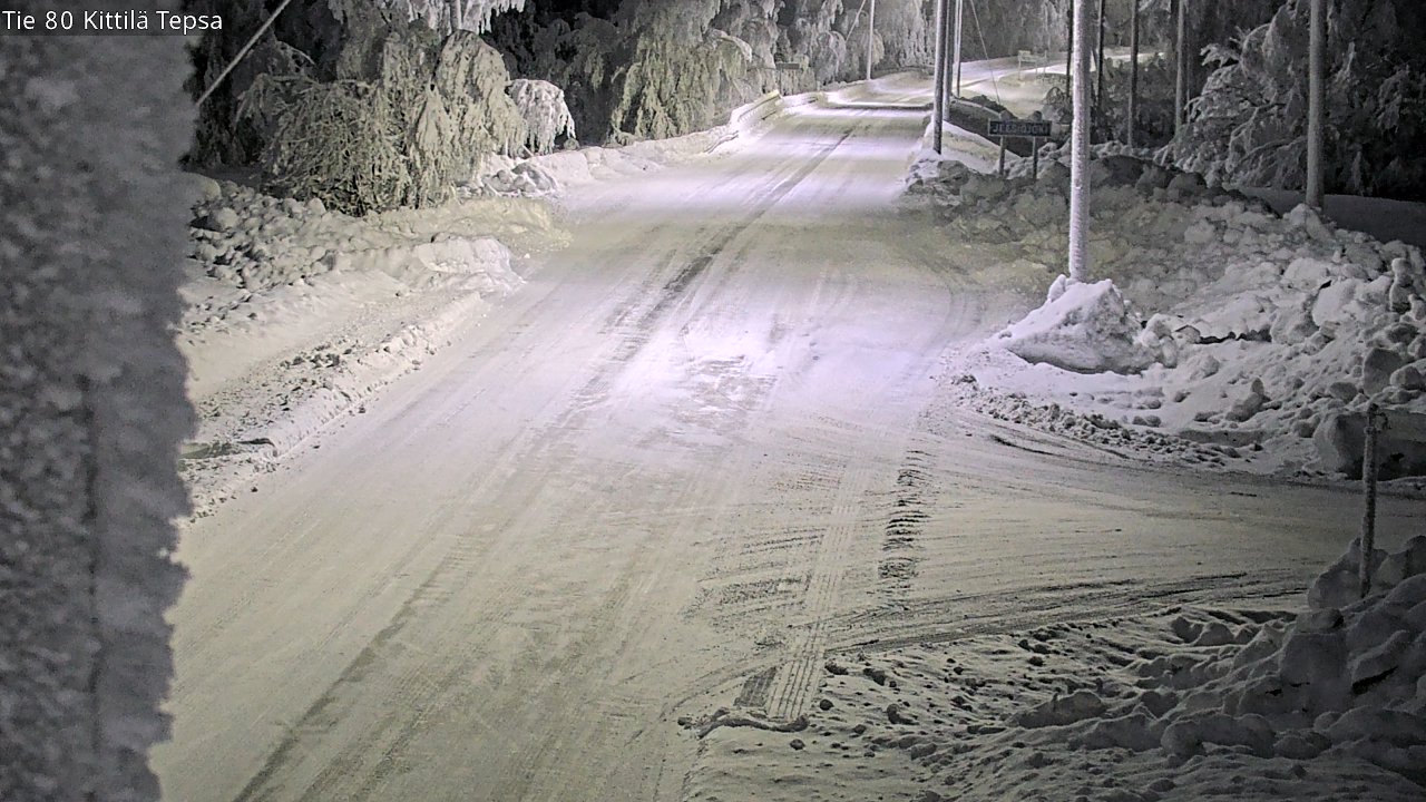 Kelikamerat Kuva Tie 80 Kittilä, Tepsa, Kittilä, Lappi