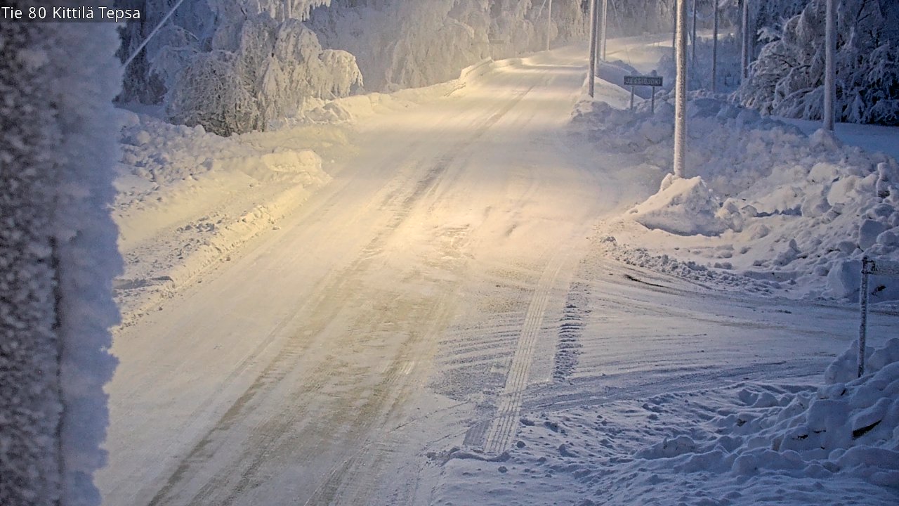 Kelikamerat Kuva Tie 80 Kittilä, Tepsa, Kittilä, Lappi