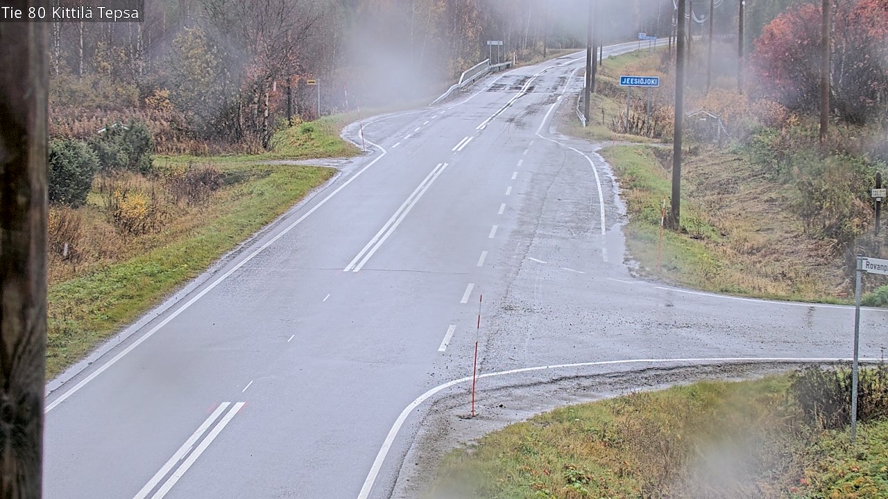 Weather Camera Image Road 80 Kittilä, Tepsa, Kittilä, Lappi