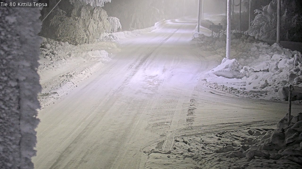 Kelikamerat Kuva Tie 80 Kittilä, Tepsa, Kittilä, Lappi