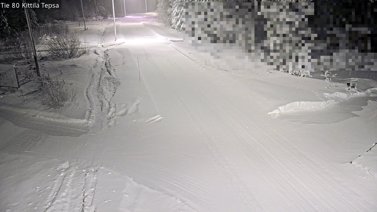 Kelikamerat Kuva Tie 80 Kittilä, Tepsa, Kittilä, Lappi