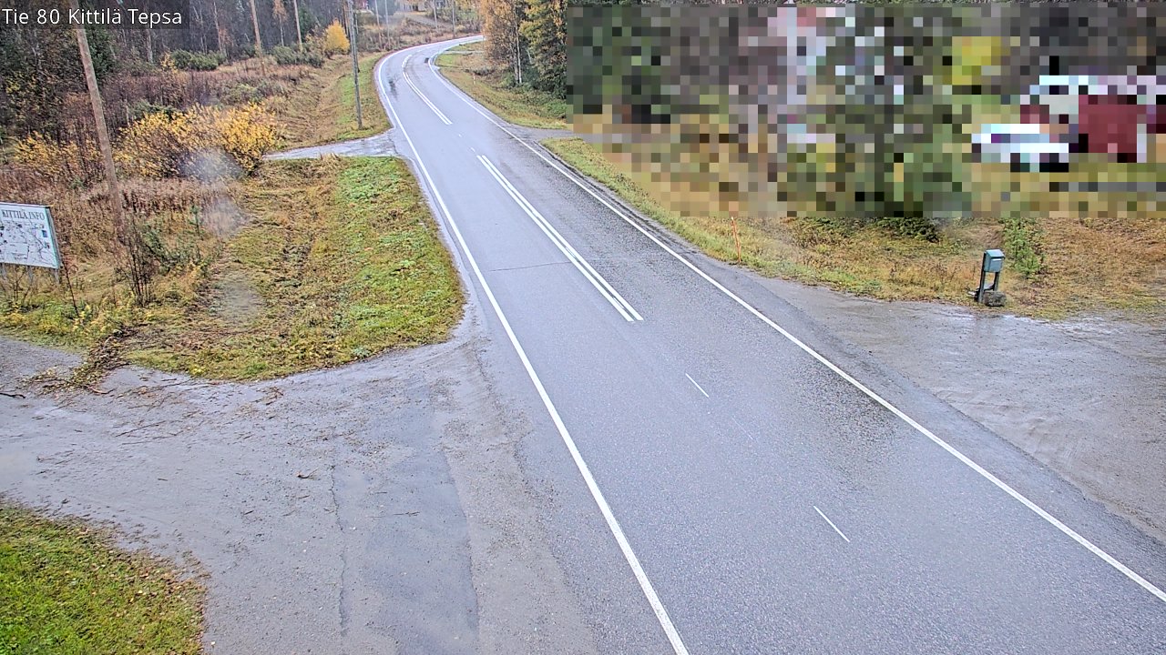Weather Camera Image Road 80 Kittilä, Tepsa, Kittilä, Lappi