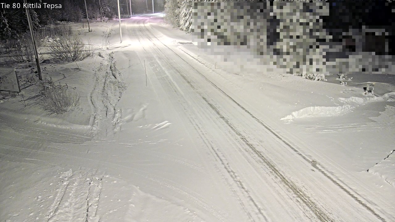 Kelikamerat Kuva Tie 80 Kittilä, Tepsa, Kittilä, Lappi