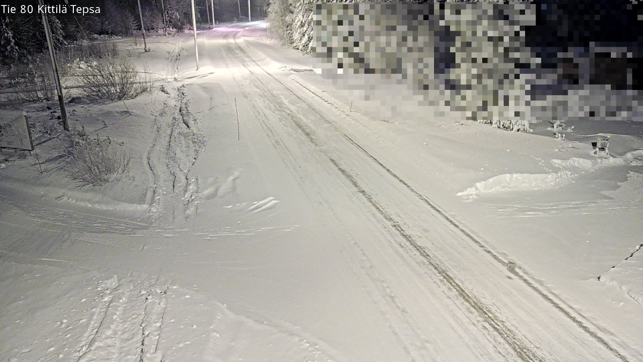Kelikamerat Kuva Tie 80 Kittilä, Tepsa, Kittilä, Lappi