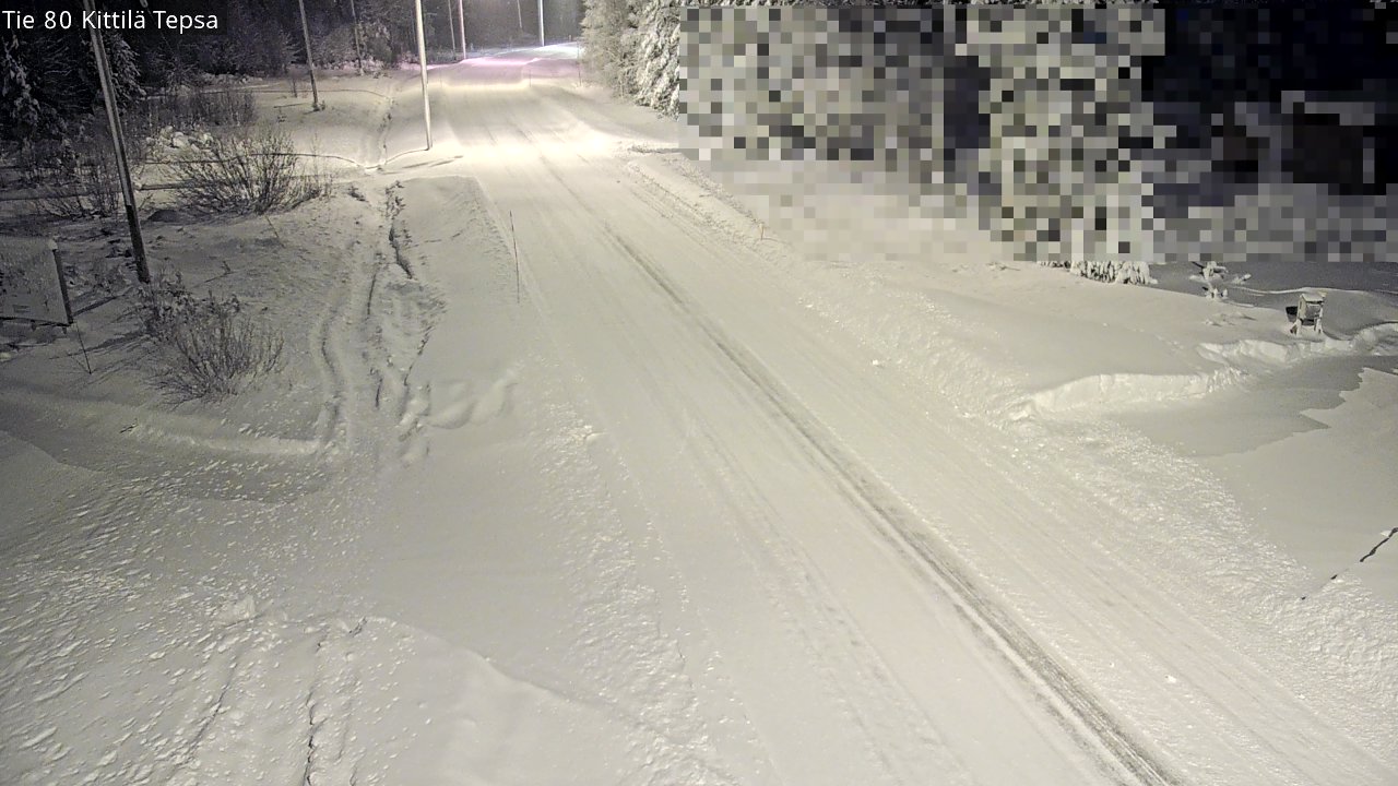 Kelikamerat Kuva Tie 80 Kittilä, Tepsa, Kittilä, Lappi