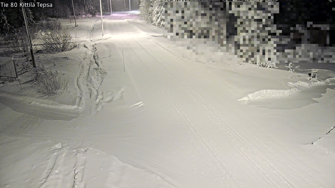 Kelikamerat Kuva Tie 80 Kittilä, Tepsa, Kittilä, Lappi