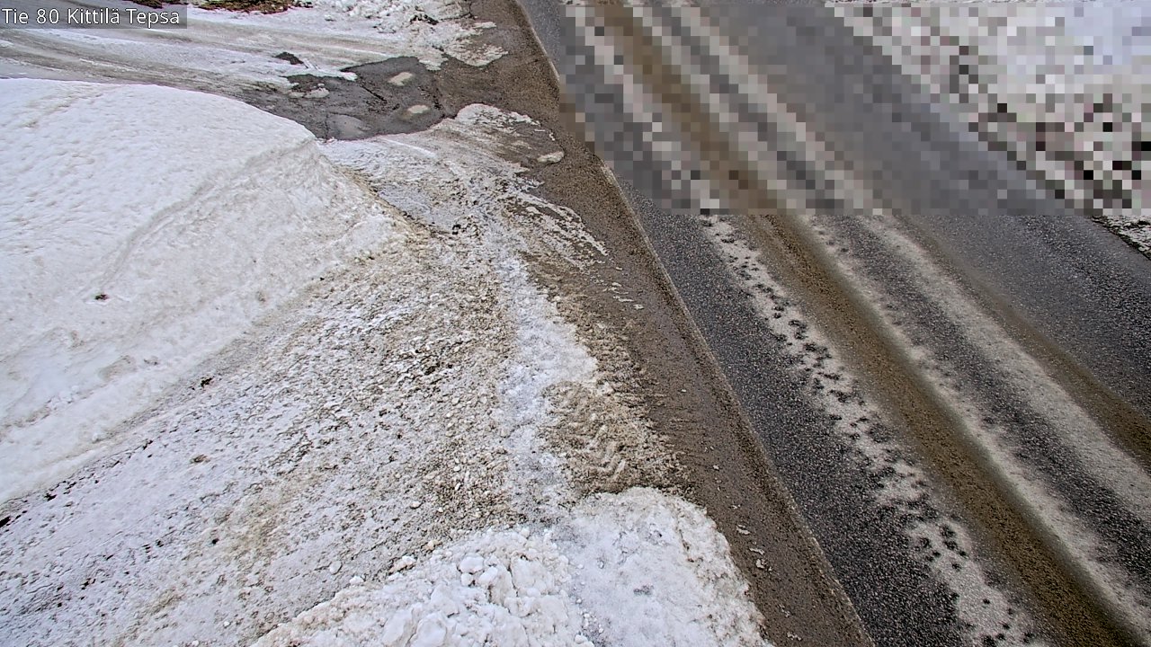 Weather Camera Image Väg 80 Kittilä, Tepsa, Kittilä, Lappi