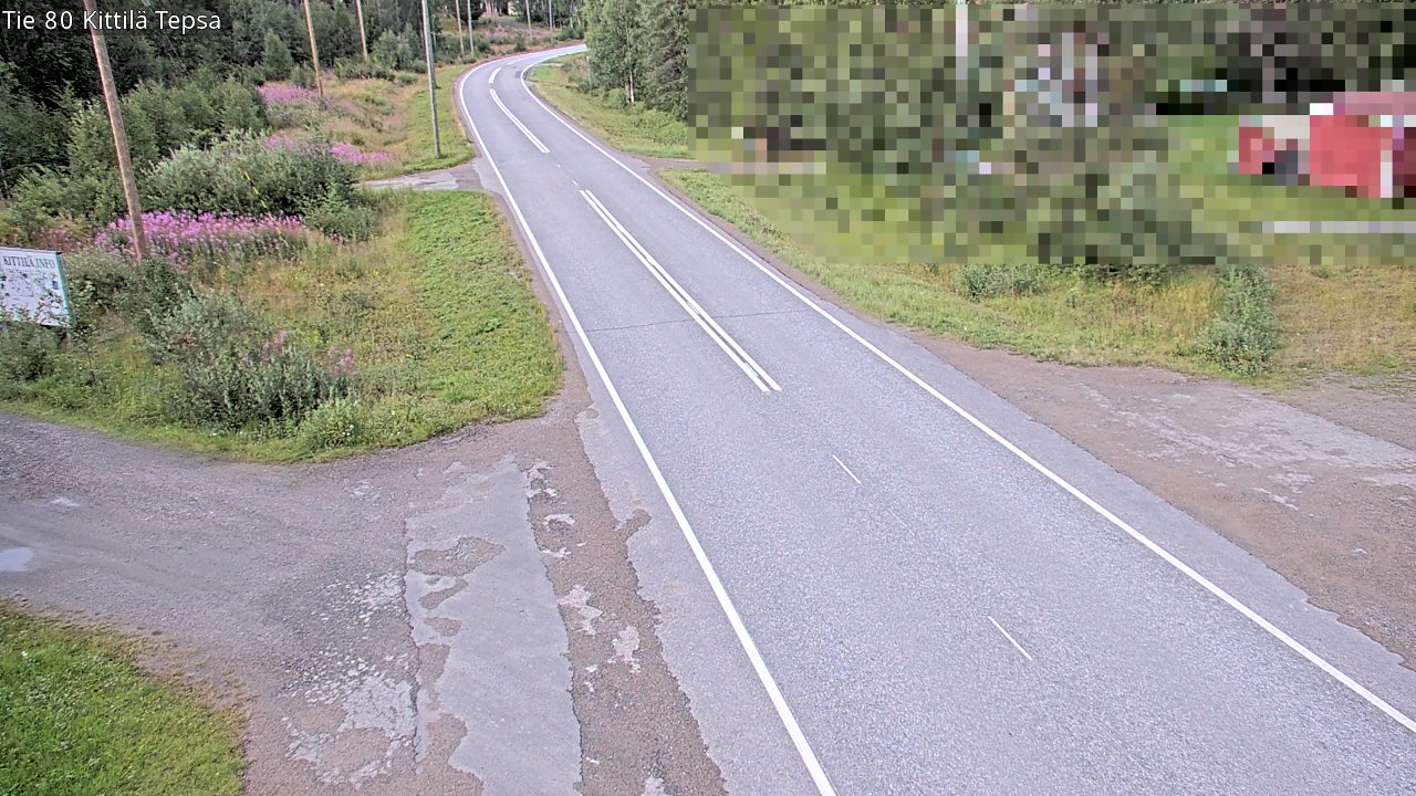 Weather Camera Image Väg 80 Kittilä, Tepsa, Kittilä, Lappi