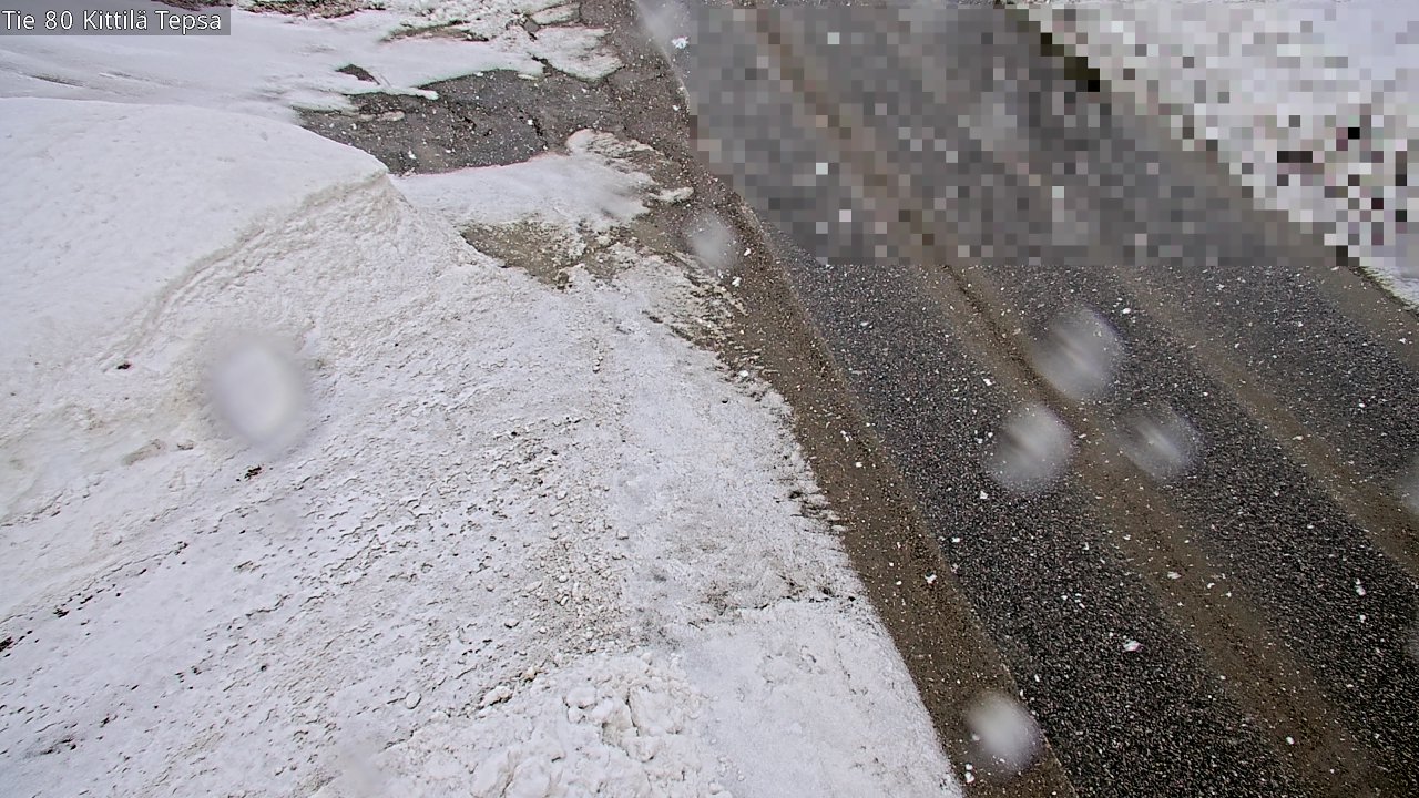 Weather Camera Image Road 80 Kittilä, Tepsa, Kittilä, Lappi