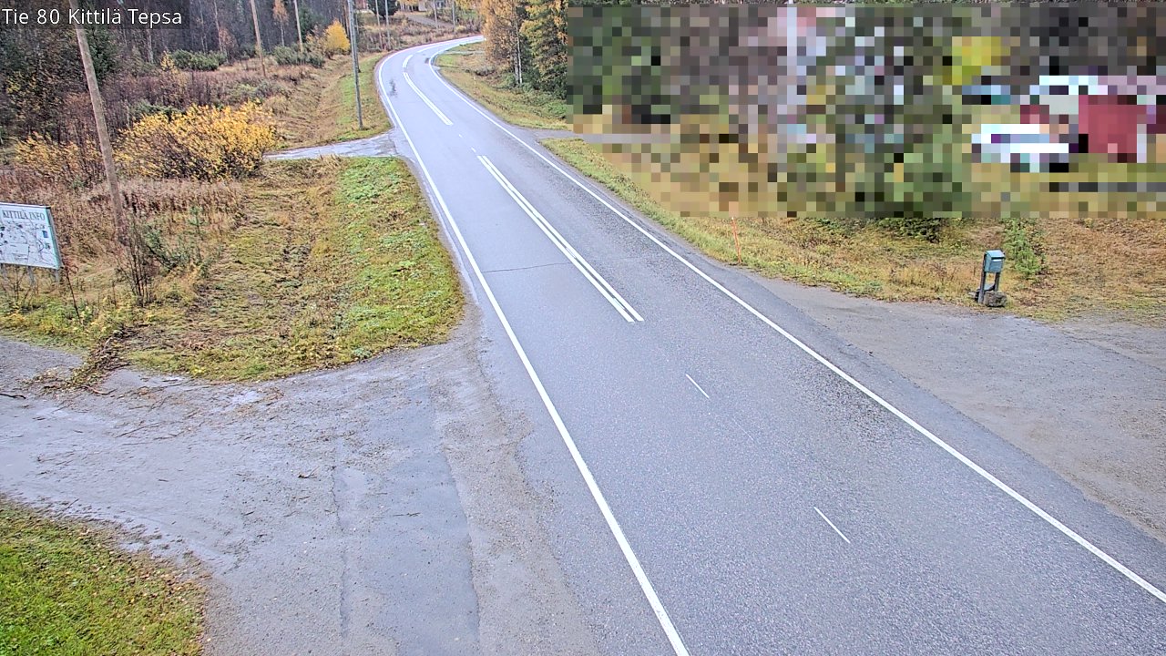 Weather Camera Image Road 80 Kittilä, Tepsa, Kittilä, Lappi