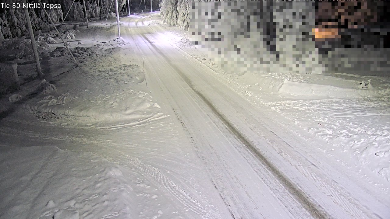 Kelikamerat Kuva Tie 80 Kittilä, Tepsa, Kittilä, Lappi