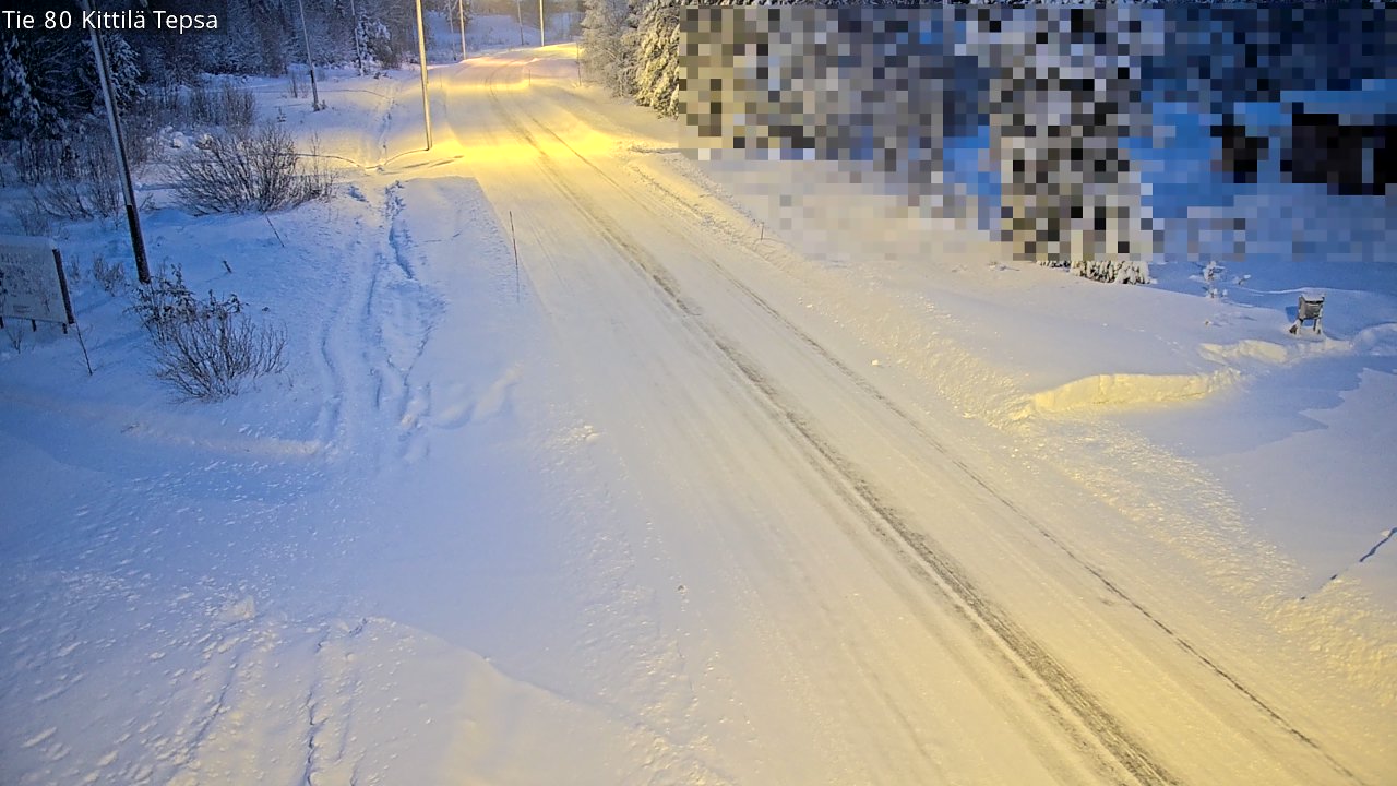 Kelikamerat Kuva Tie 80 Kittilä, Tepsa, Kittilä, Lappi