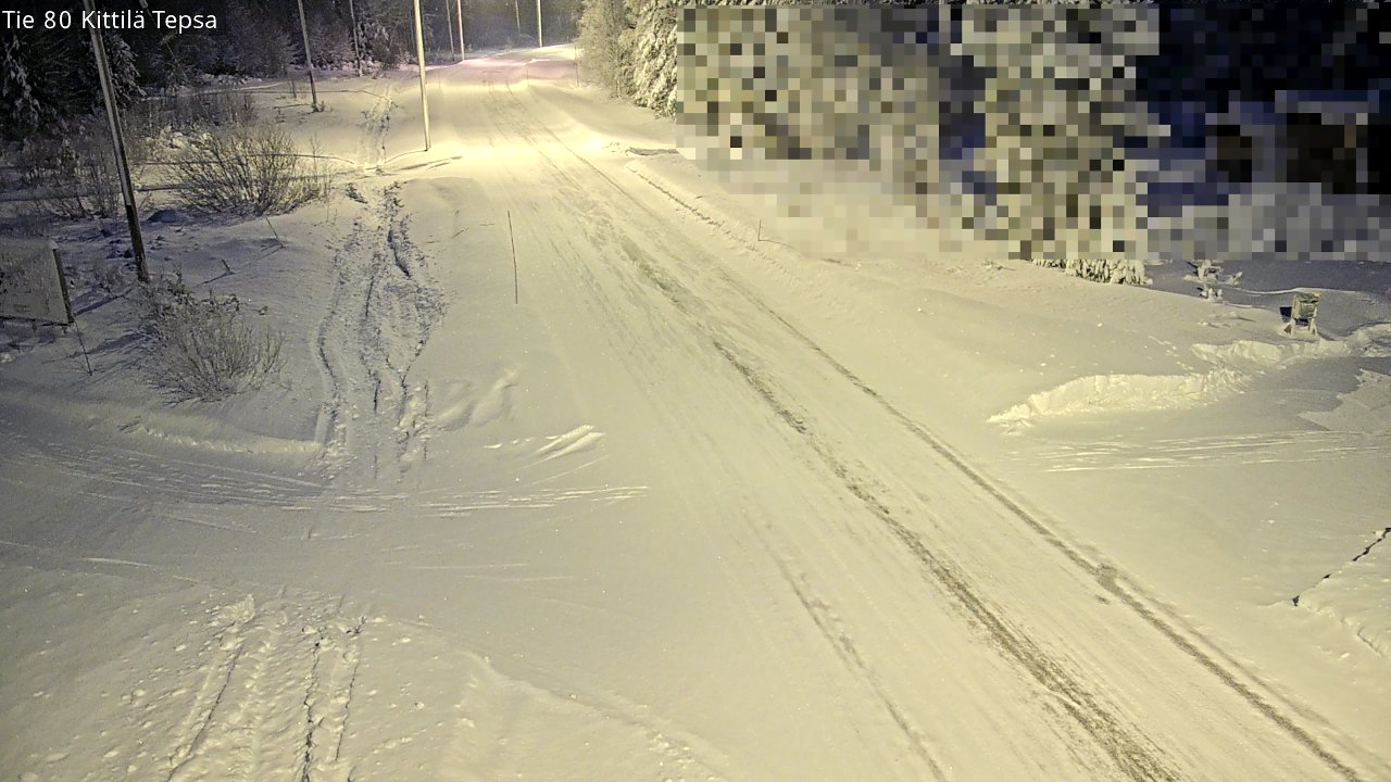 Kelikamerat Kuva Tie 80 Kittilä, Tepsa, Kittilä, Lappi