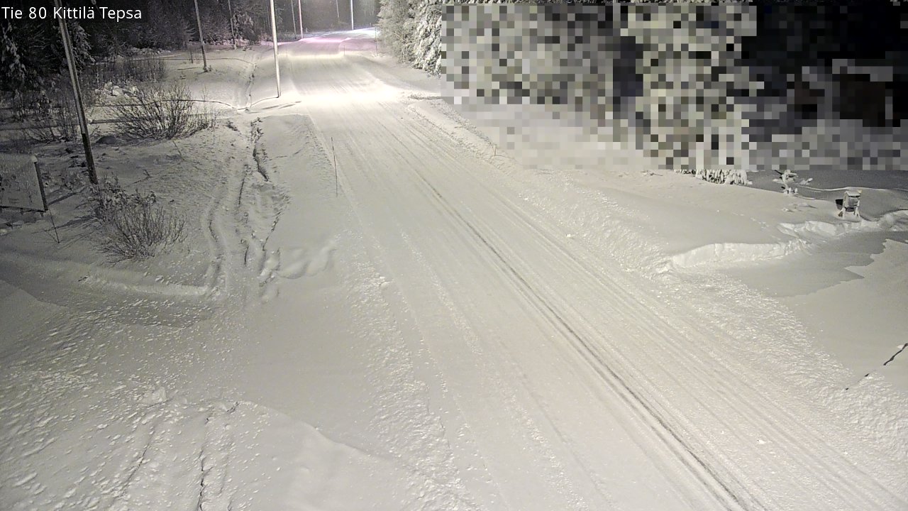 Kelikamerat Kuva Tie 80 Kittilä, Tepsa, Kittilä, Lappi