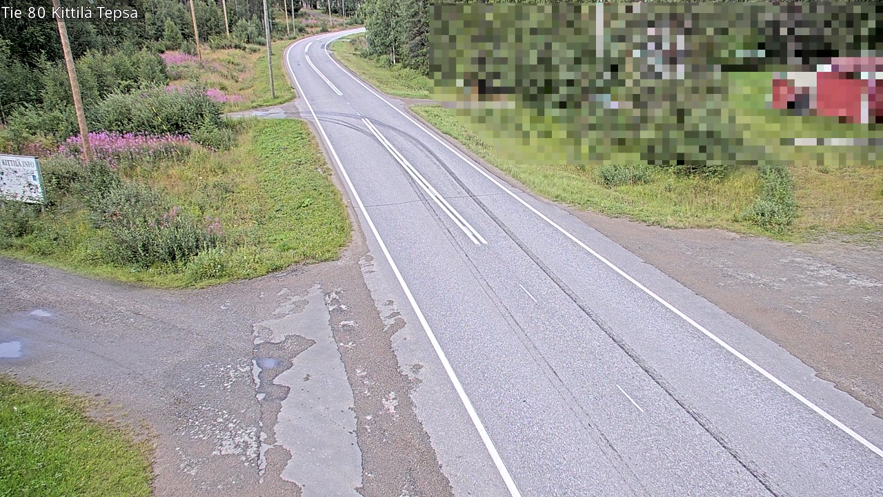 Weather Camera Image Väg 80 Kittilä, Tepsa, Kittilä, Lappi