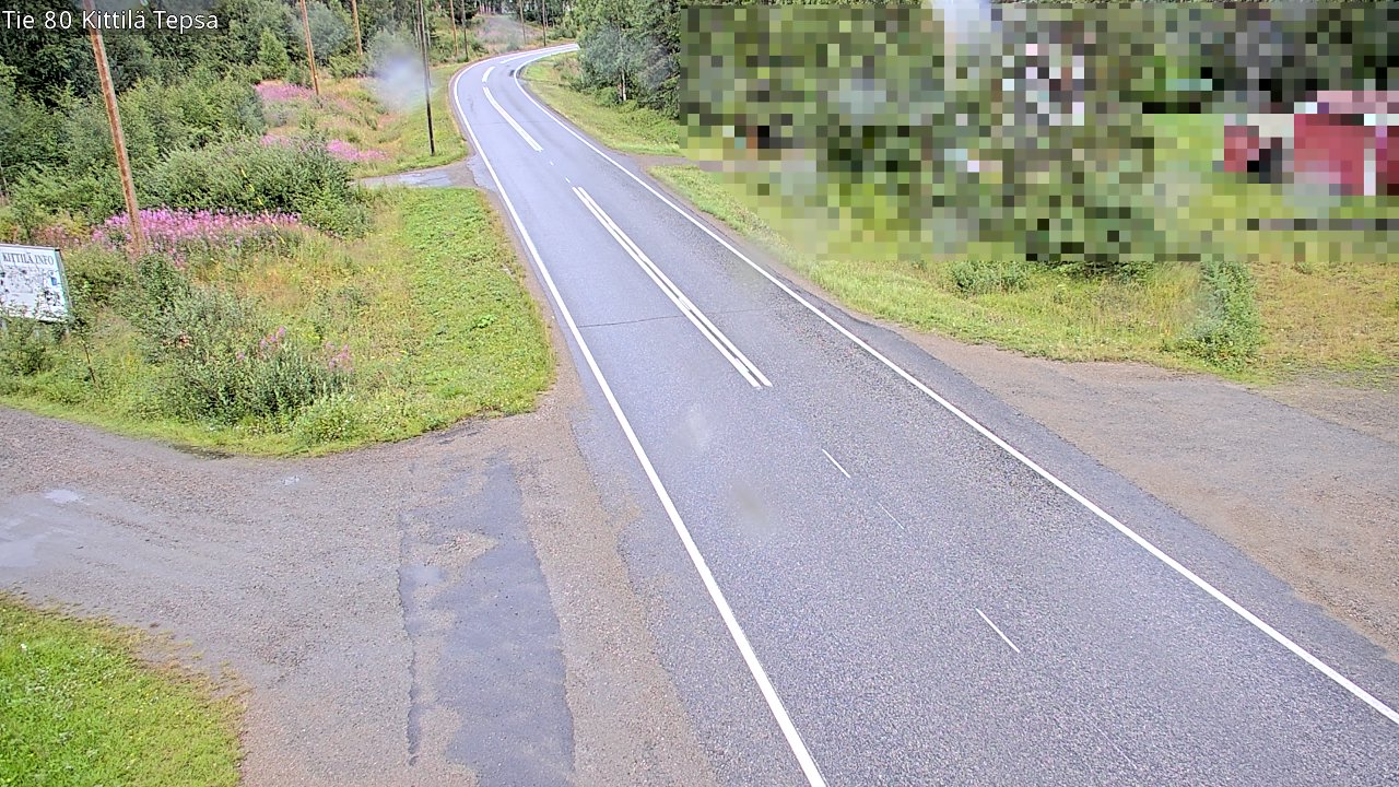 Weather Camera Image Väg 80 Kittilä, Tepsa, Kittilä, Lappi