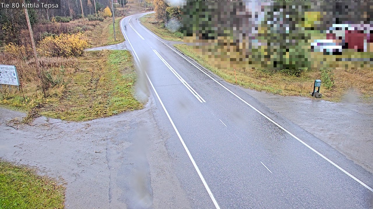 Weather Camera Image Road 80 Kittilä, Tepsa, Kittilä, Lappi