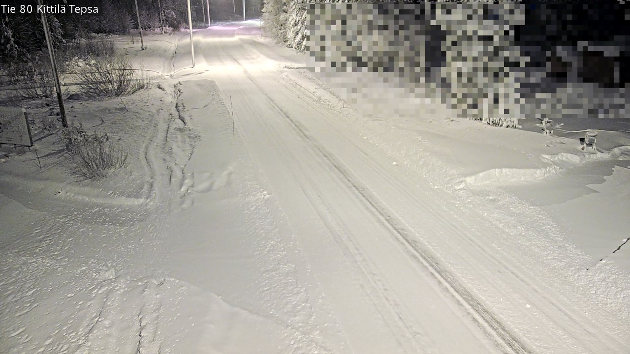 Kelikamerat Kuva Tie 80 Kittilä, Tepsa, Kittilä, Lappi