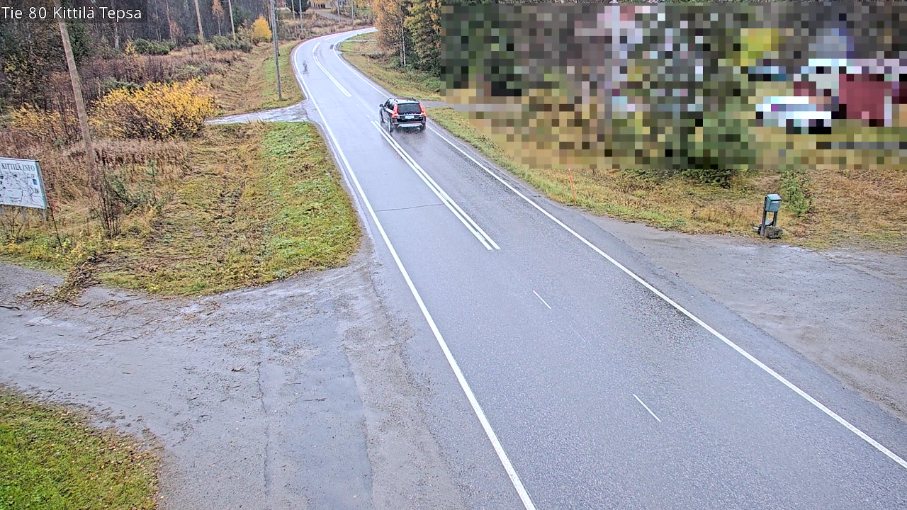 Weather Camera Image Road 80 Kittilä, Tepsa, Kittilä, Lappi
