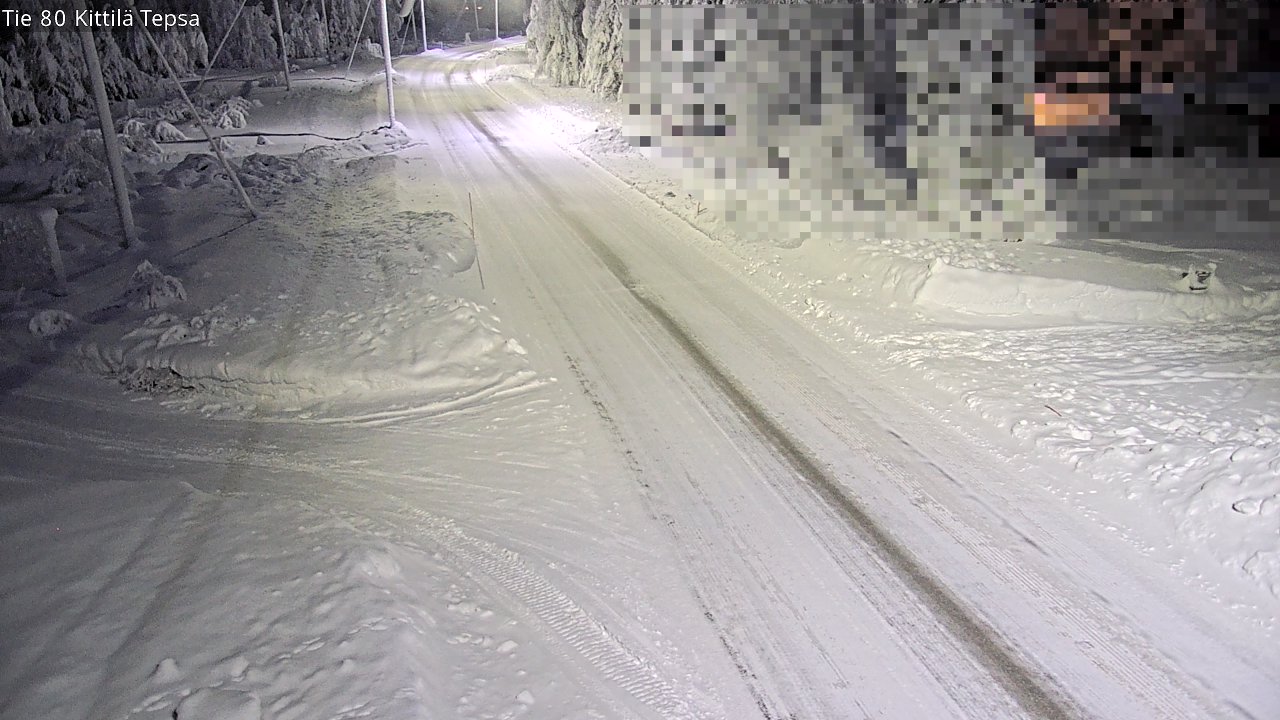 Kelikamerat Kuva Tie 80 Kittilä, Tepsa, Kittilä, Lappi