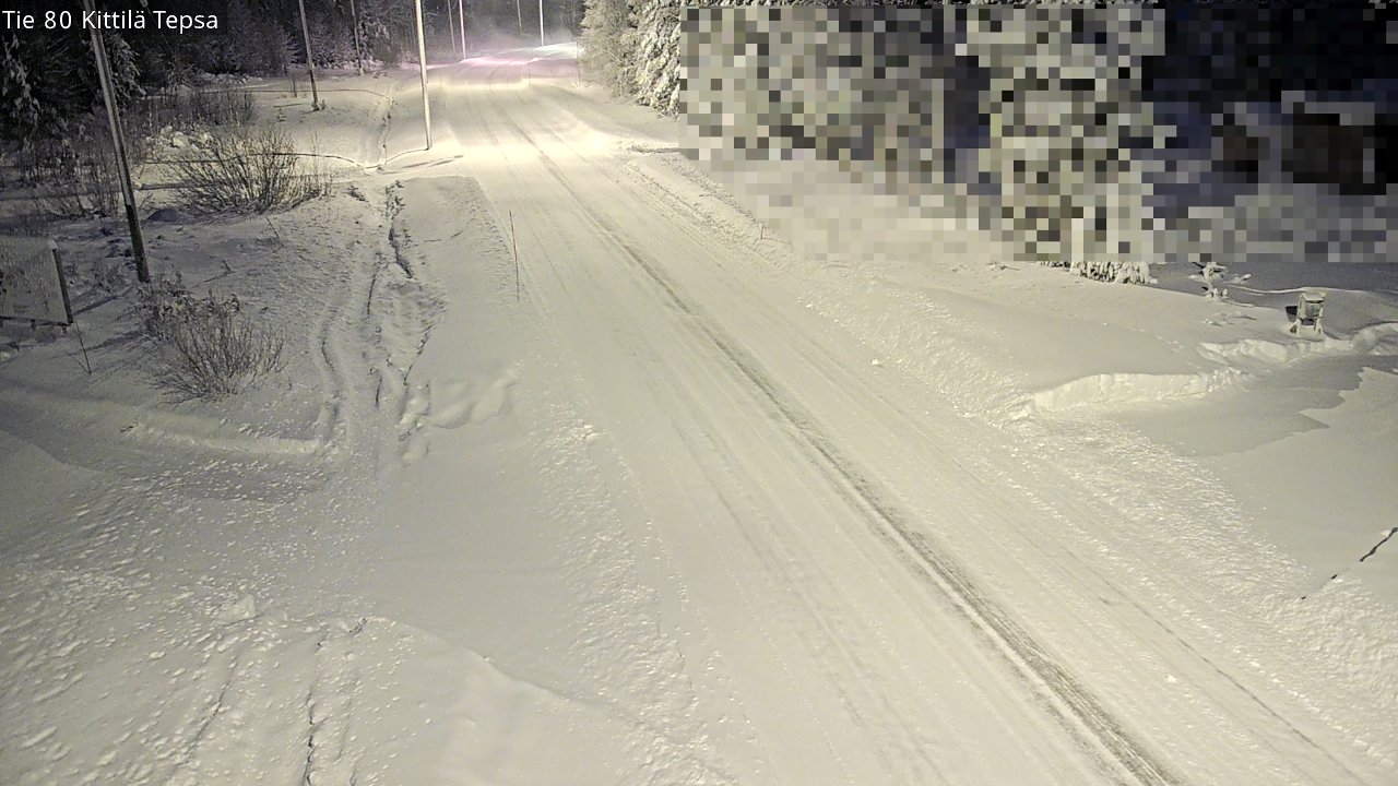 Kelikamerat Kuva Tie 80 Kittilä, Tepsa, Kittilä, Lappi