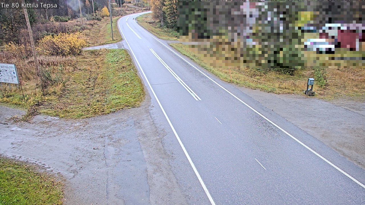 Weather Camera Image Road 80 Kittilä, Tepsa, Kittilä, Lappi