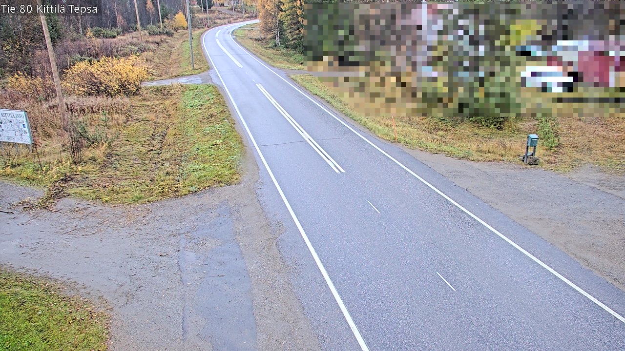 Weather Camera Image Väg 80 Kittilä, Tepsa, Kittilä, Lappi